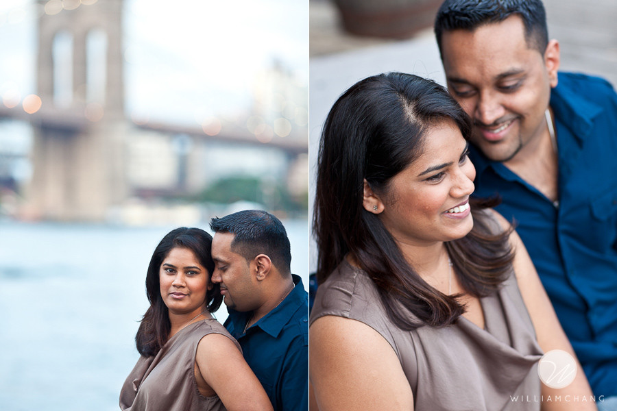 South Street Seaport Engagement Photos | Roshani + Jeevan