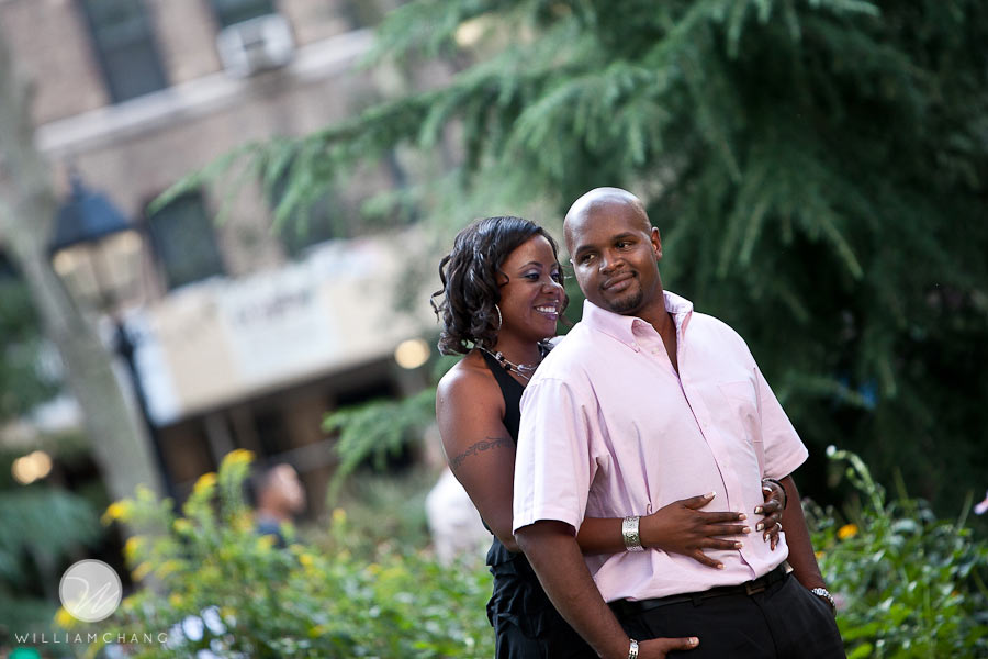 Washington Square Park Engagement | Charonda + Alan