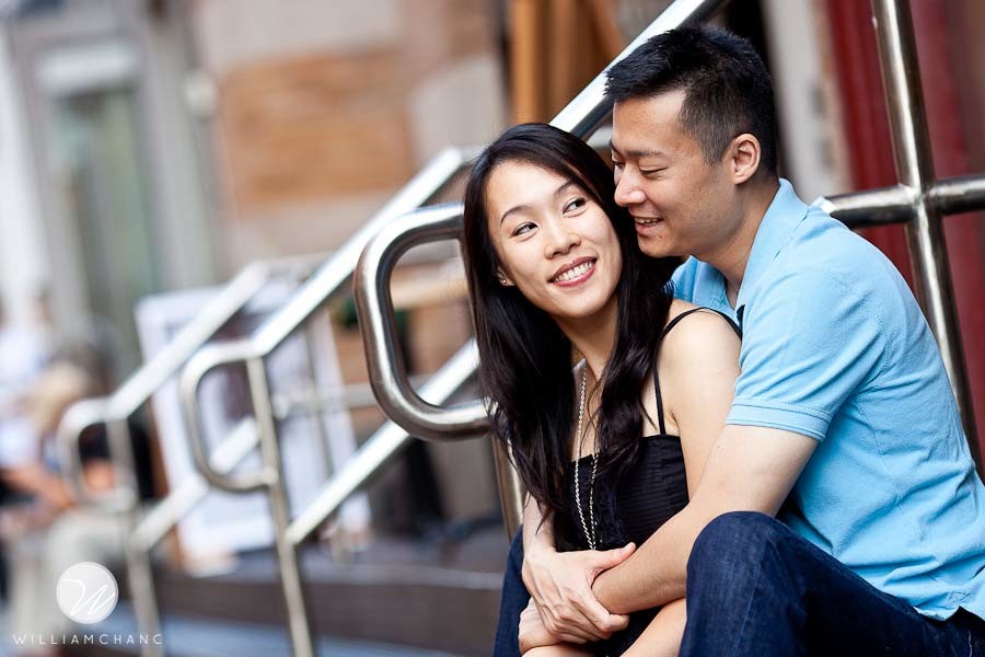 Soho Engagement Photos | Angel + Myron