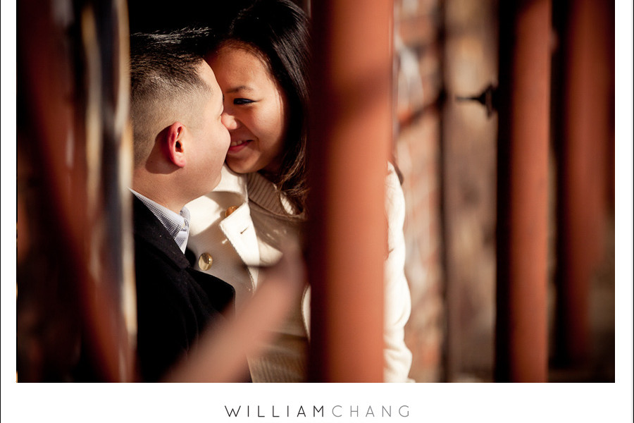 Brooklyn Dumbo Engagement Photos | Phyllis + Gene