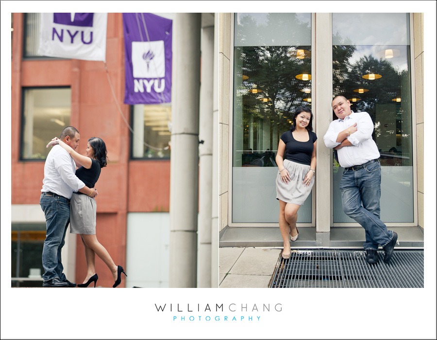 Washington Square Park Engagement Photos | Jessica + Brian