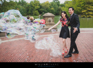 Central Park engagement photos