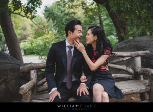 Central Park engagement photos