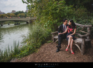 Central Park engagement photos