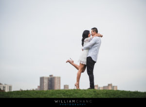 Brooklyn Bridge Park Dumbo engagement photos