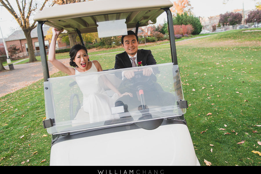 Dyker Beach Golf Course wedding Photos | Yuen + Larry